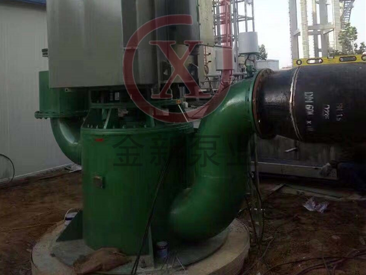 大功率高壓立式自吸泵用戶現場