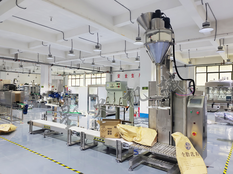 25公斤全脂奶粉包裝機 粉劑包裝機自動化生產線生產（chǎn）廠家